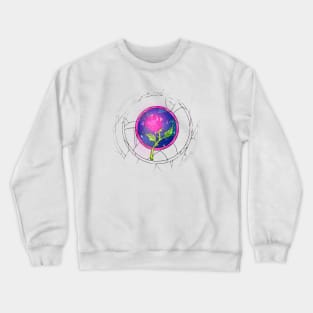 beauty and the beast rose Crewneck Sweatshirt